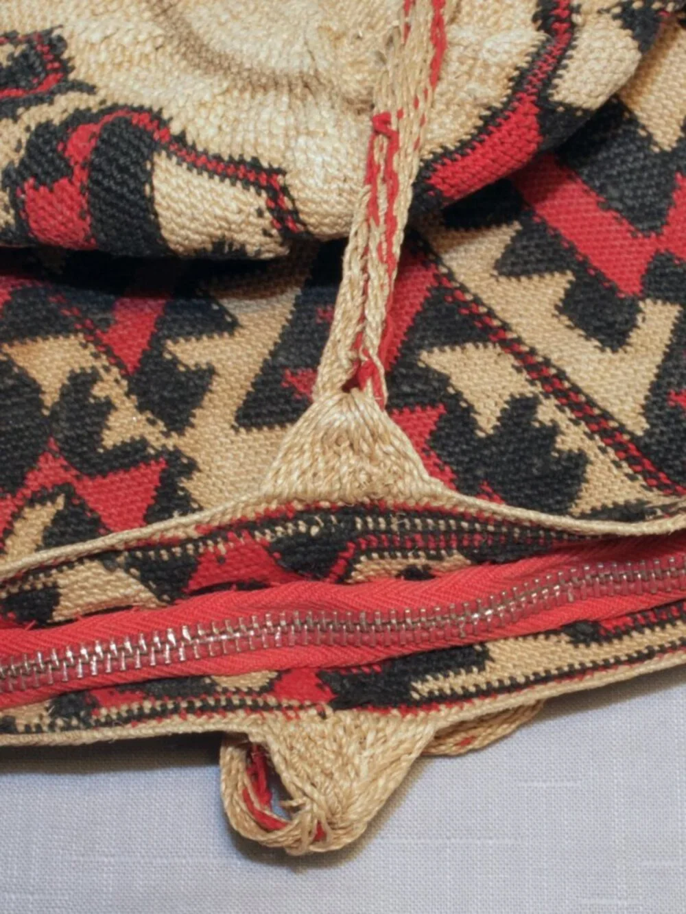 Antique Chacara Kra Ngäbe-Bugl Hand Woven Natural Fibers Small Bag Panama
